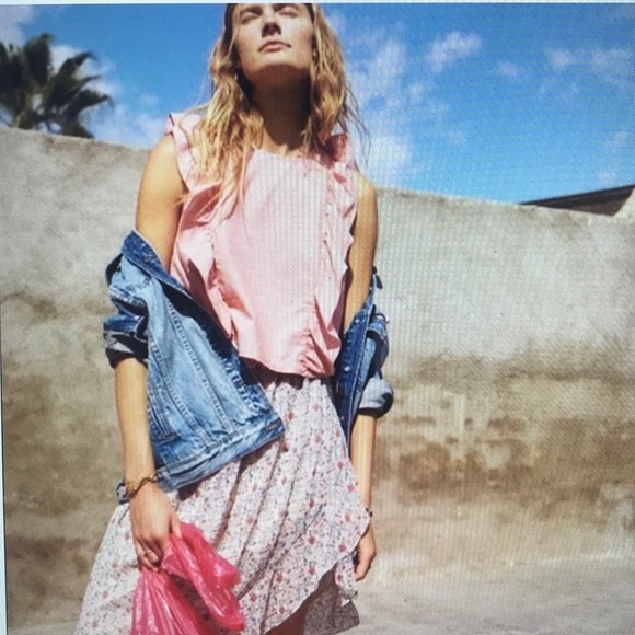 Madewell Ruffle Top - Picture 6 of 6